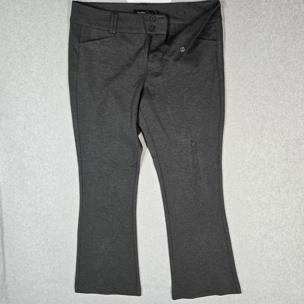Torrid Women Pants 18R Charcoal Gray Nylon Rayon Dress Pants Ponte Trouser NWT